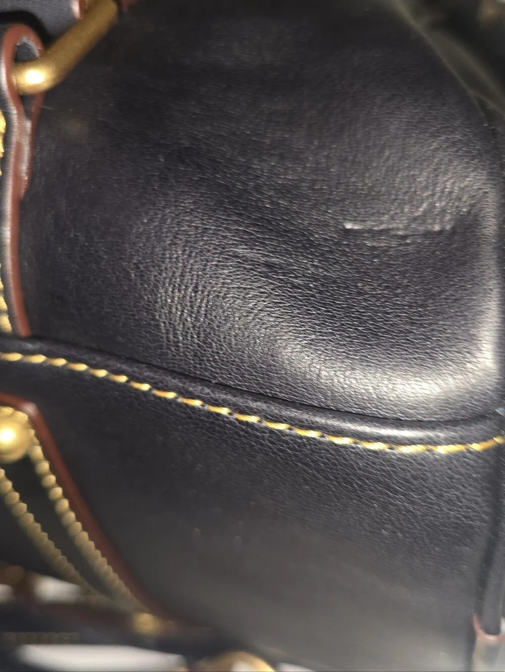 Dooney and Bourke Florentine Satchel Large Navy.